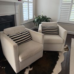 Swivel Chairs- Set Of 2
