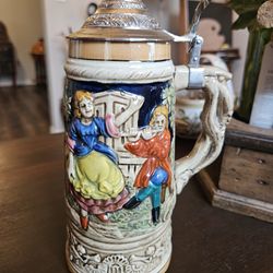 Vintage German Beer Stein Musical Mug