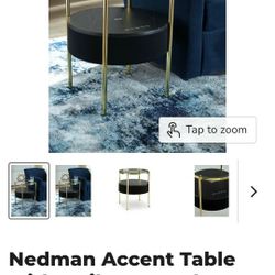 Nedman Accent Table With Built In Speaker 