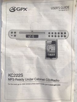 Under The Cabinet CD Player