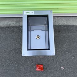 Regency NSF Stainless Steel Drop-In Bar Sink – 18” x 12” – New