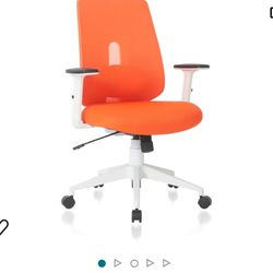 Ergonomic Office Chair Orange 