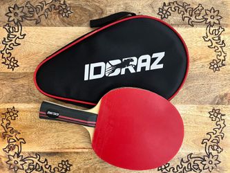 IDERAZ (Pro) Table Tennis Paddle w/Case