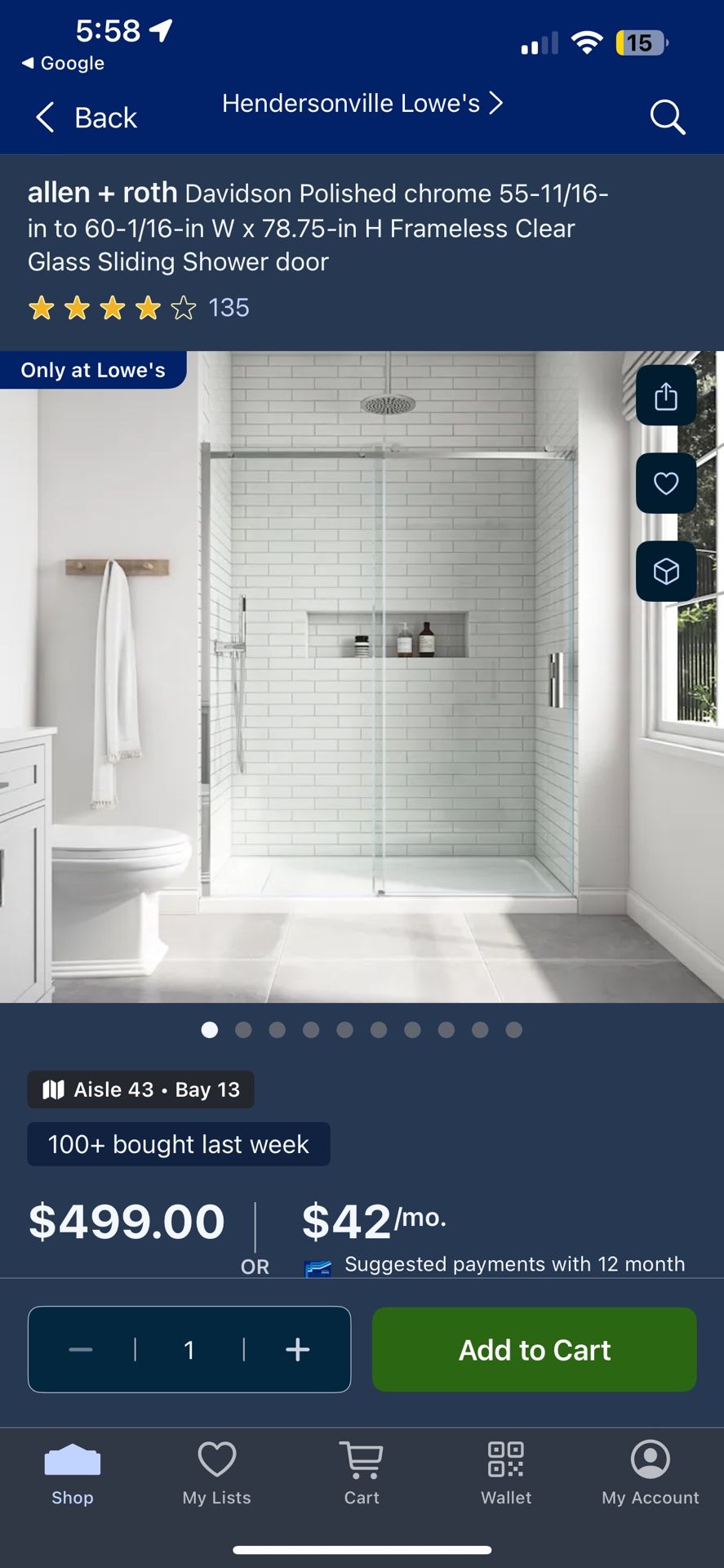 Bathroom Remodel Items