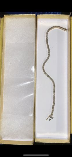 Gold 14kt And a Diamond Tennis bracelet