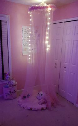 Rooms Girl Decor/ Canopy/ Pink
