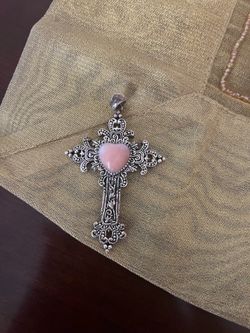 Designer cross pendant