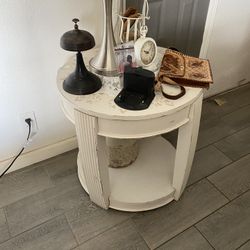 Antique Coffee Table And 2 End Tables 