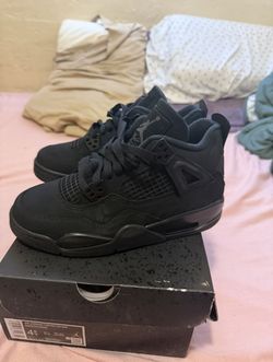 Jordan 4 Retro BLACK CATS 4.5Y Or 6w