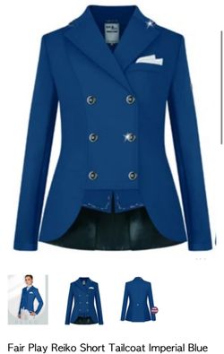 Fair Play Ladies Dressage Short Tailcoat REIKO, Rewards Il Blue
