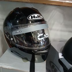 HJC motorcycle full face helmet size large.