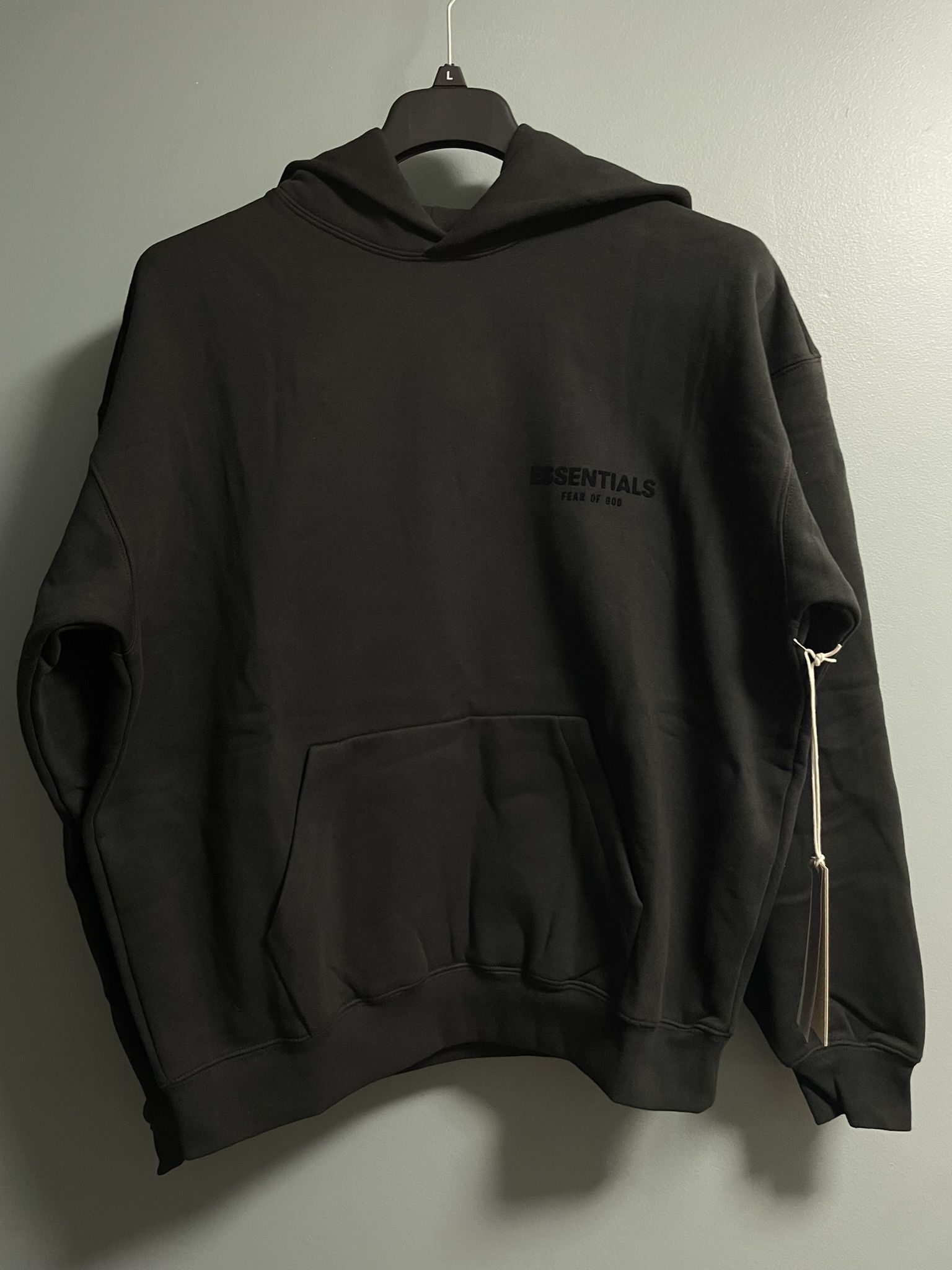 Essentials Hoodie Stretch Limo Black