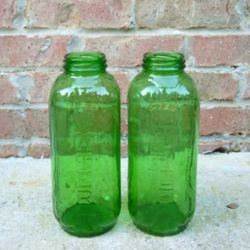 Vintage Anchor Hocking 40oz Refrigerator Water/Juice Bottles (No Lids)