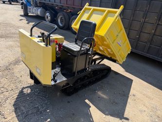 Mini dumper tracked crawler gasoline dump truck new tracked machine crawler