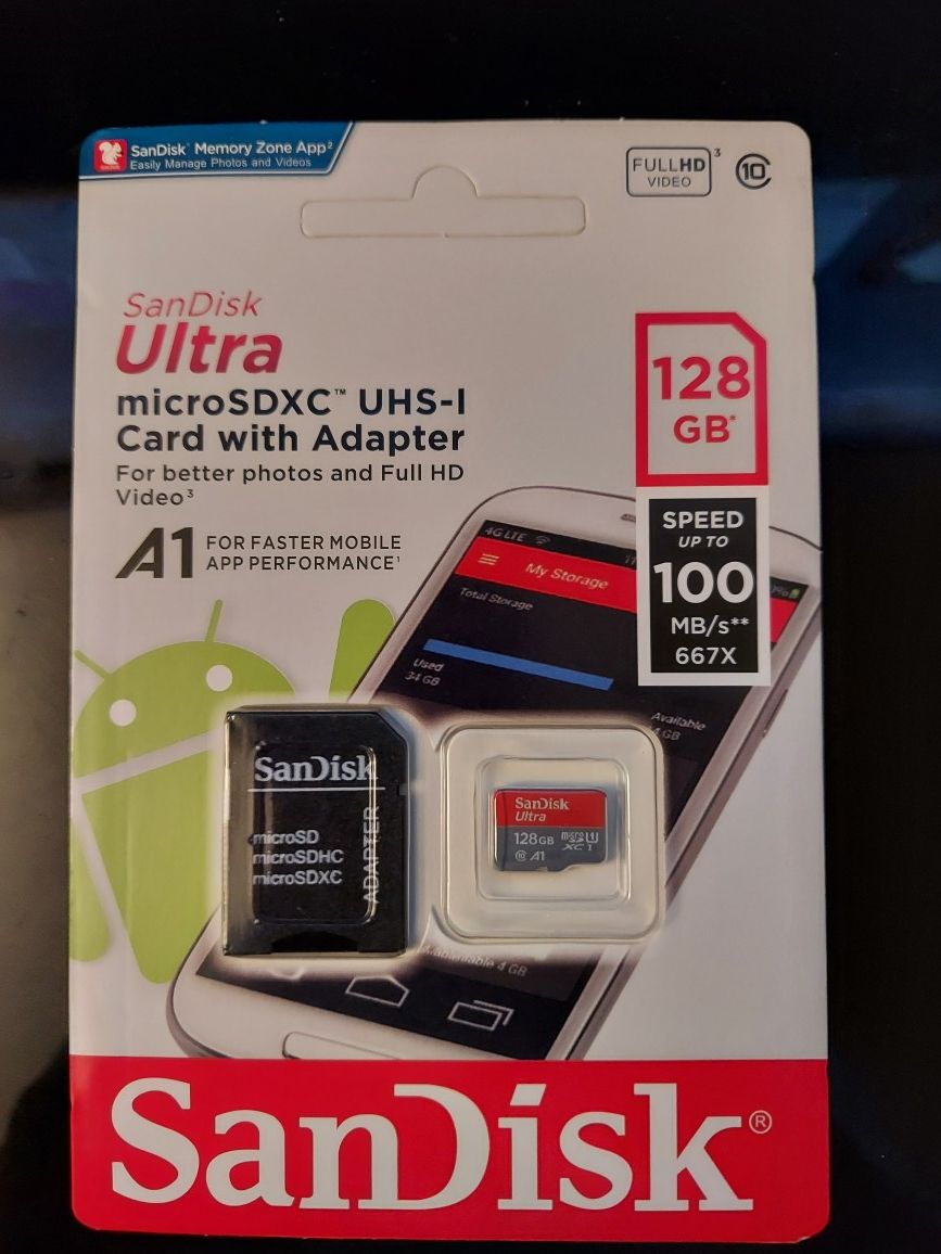 Sd card 128gb $20