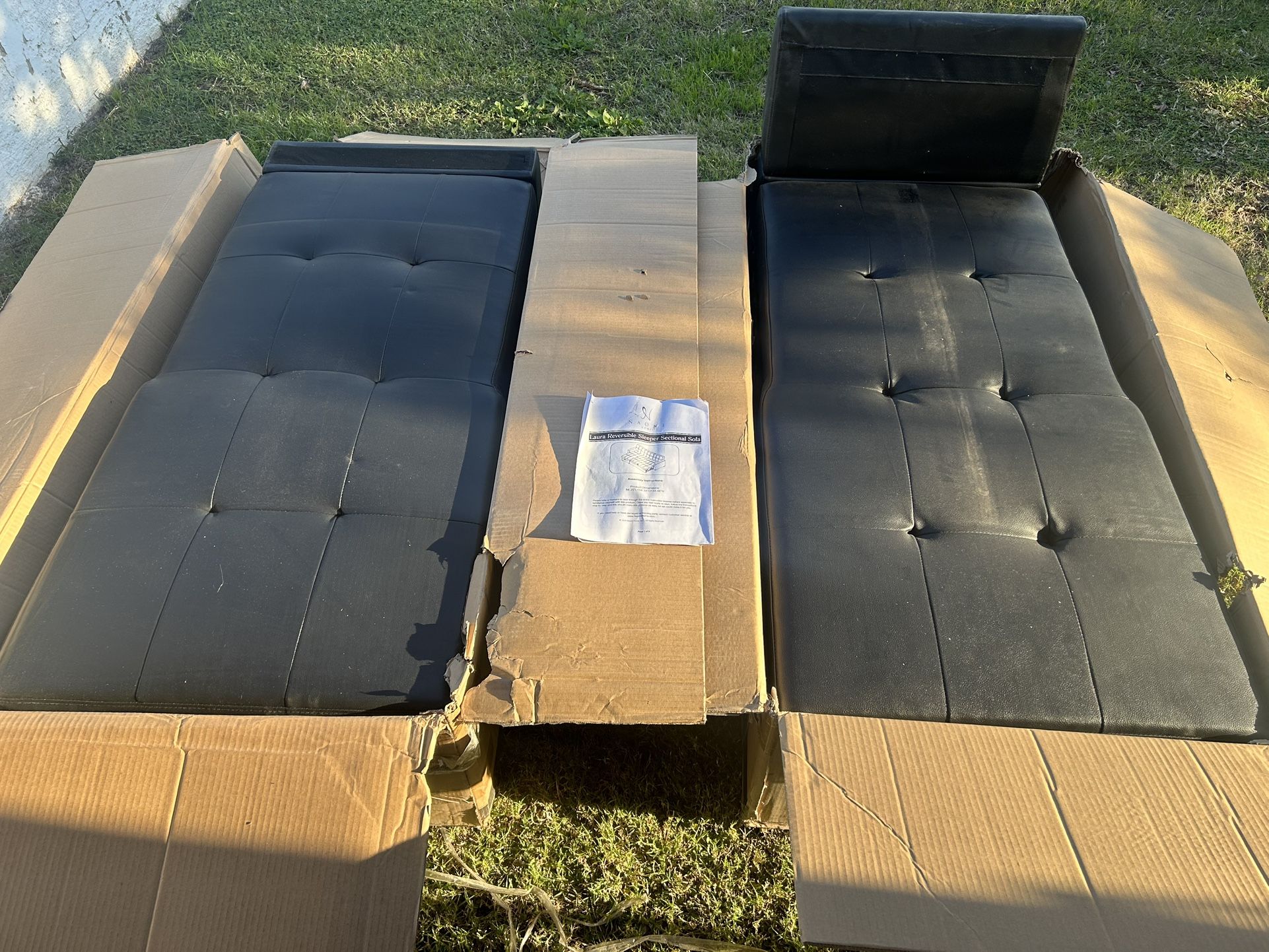 Partial Set Not Complete Sofa Sleeper Black