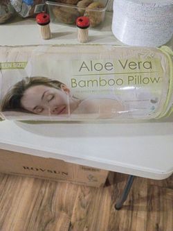 Brand new never opened aloe vera bamboo pillow