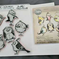 Tim holt's angry birds stamp and die set
