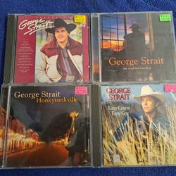 4 George Strait CDs Vinyl Record Albums