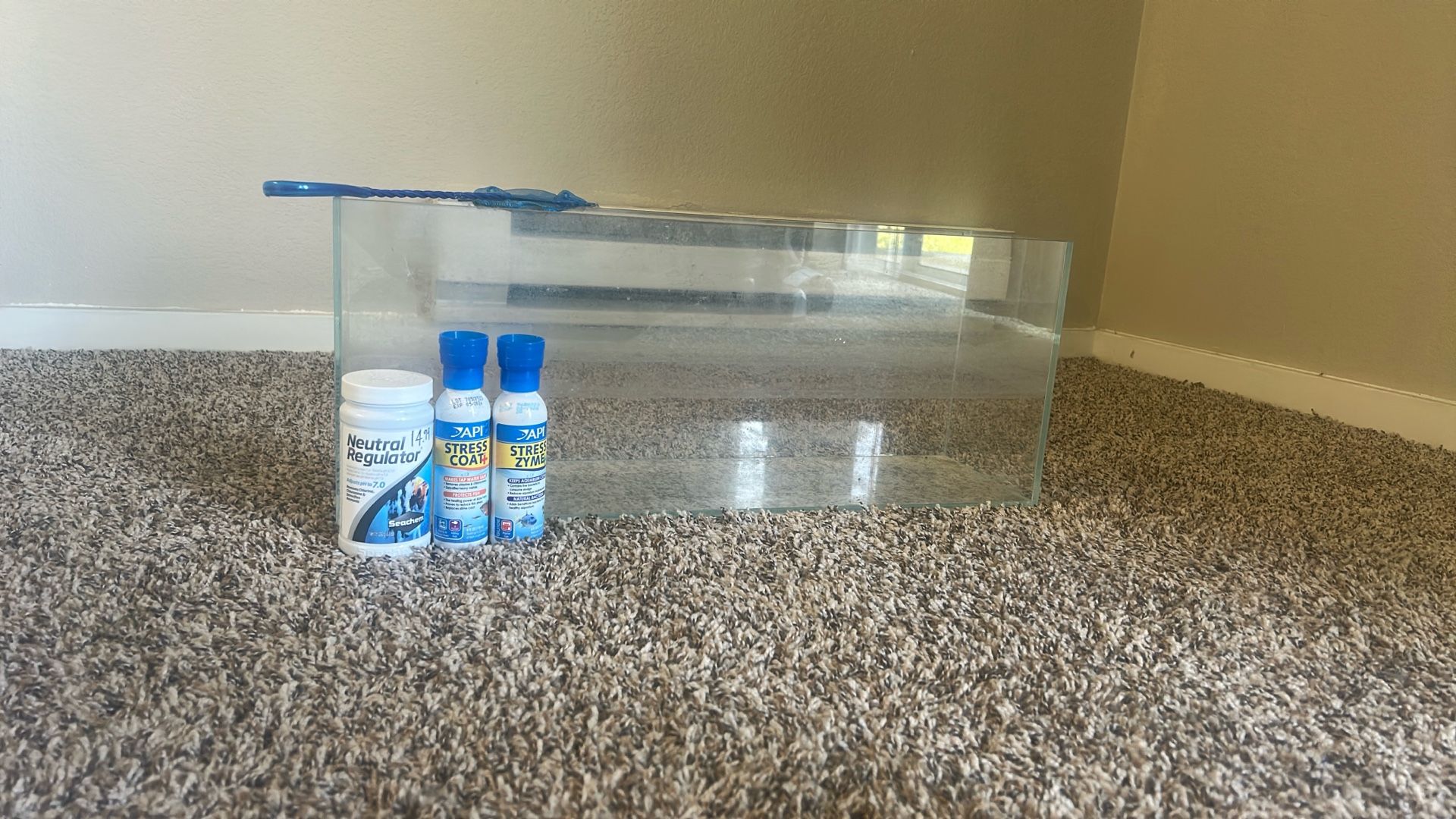 10 Gallon Fish Tank W/ Accessories