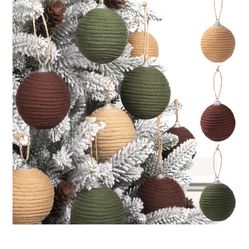 Boho Christmas Ornaments Set Of 12