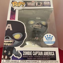 Funko Pop Marvel What If Zombie Captain America Funko Shop Exclusive 