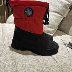 Kids Red Snow Boots Size 3y 