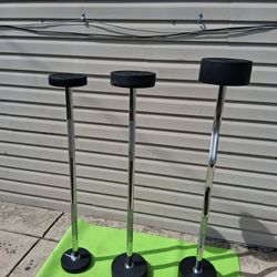 Rubber coated straight bar / curl bar as r