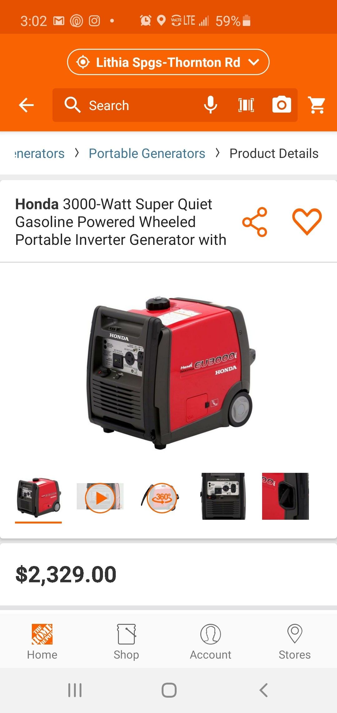 Honda Generator