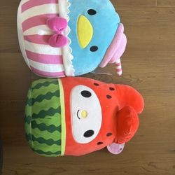 Sanrio squishmallow my melody tuxedo sam