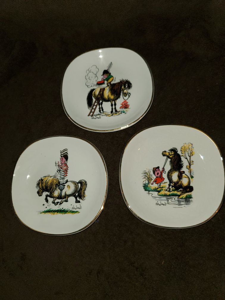 Vintage Norman Thelwell Plates