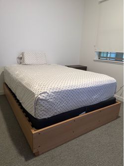 bed frame/ mattress