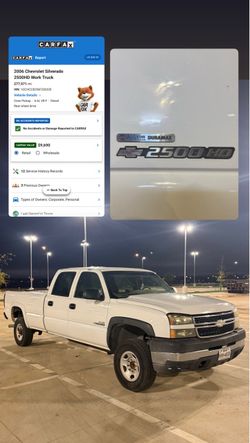 2006 Chevrolet Silverado 2500 HD Crew Cab • Work Truck Pickup 4D 8 ft