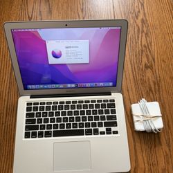 MacBook Air 13” 2017/8GB RAM/128GB SSD/Fully Functional/Apple charger/Good Battery Cycle. 