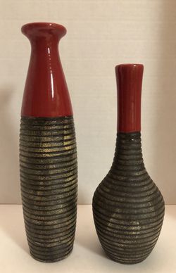 🙋‍♀️ #76 Red and Brown Vases