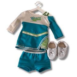 American Girl doll cheer outfit 