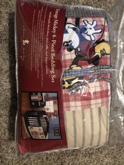 Vintage Mickey Crib Set