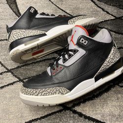 Air Jordan 3 Black Cement Size 11.5