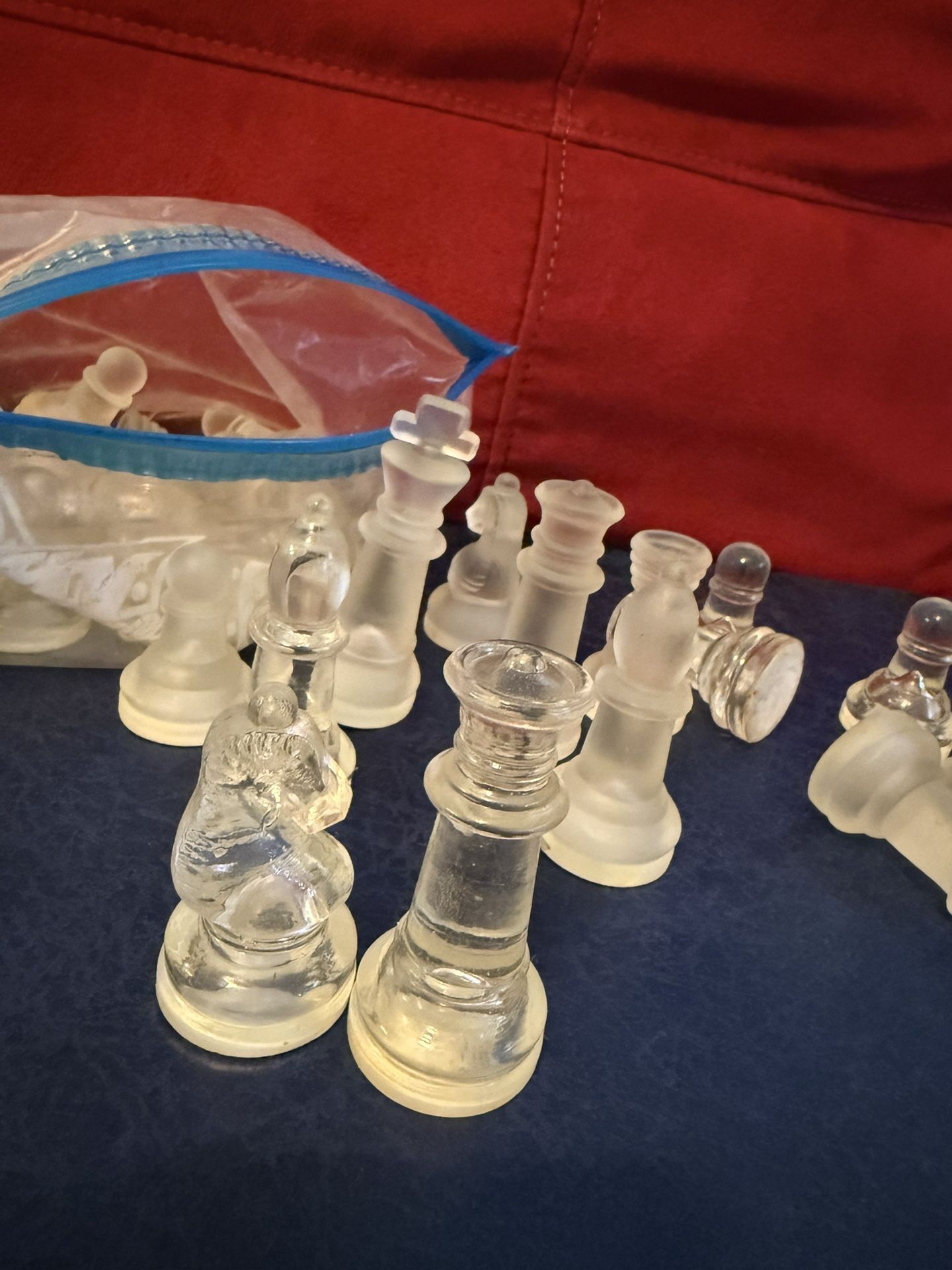 Glass Chess Board Pieces