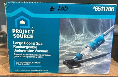 Large Pool Rechargeable Underwater Vacuum
