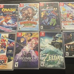 Nintendo Switch & 3DS Game Lot - Zelda, Mario, Metroid & More