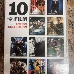 10 Film Action DVDs 
