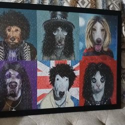Dog rock puzzle picture