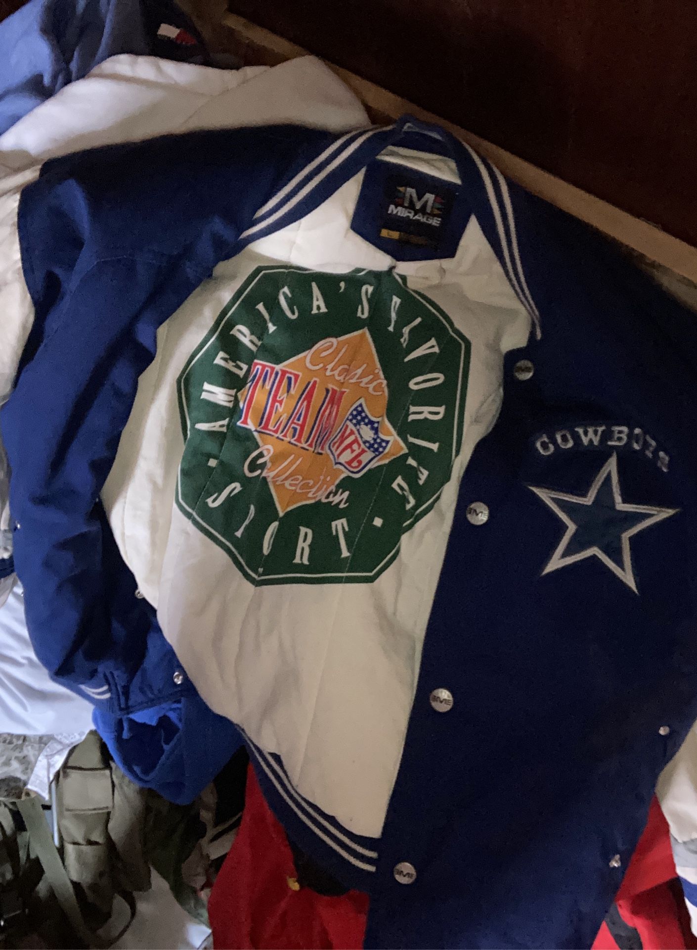 1994 75th Anniversary Dallas Cowboys Bomber Jacket