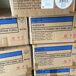 Melamine mixed bowl set 10 pieces