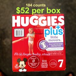 Huggies Little Movers Size 7 Plus