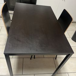 Dining Table With 2 Chairs  