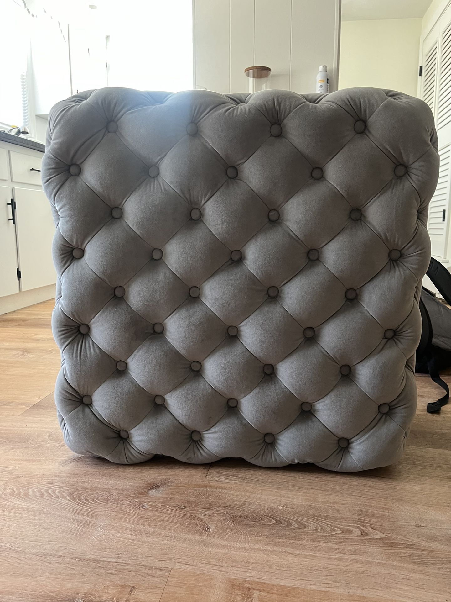 Grey Ottoman