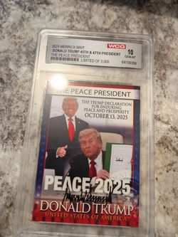 6 plated silver & Gold Trump Memorabilia All new