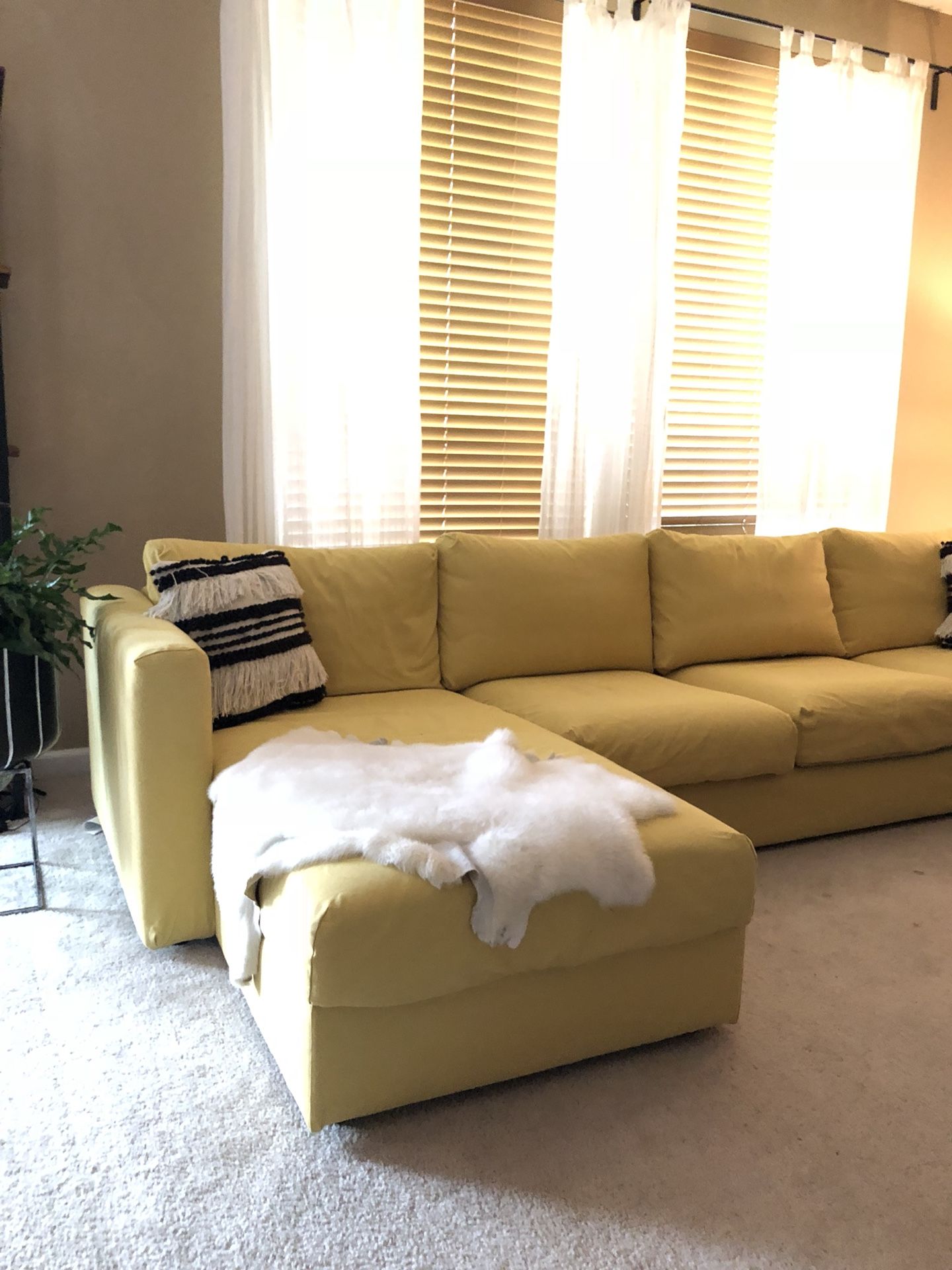 Slipcover ONLY - IKEA VIMLE Orrsta Golden Yellow